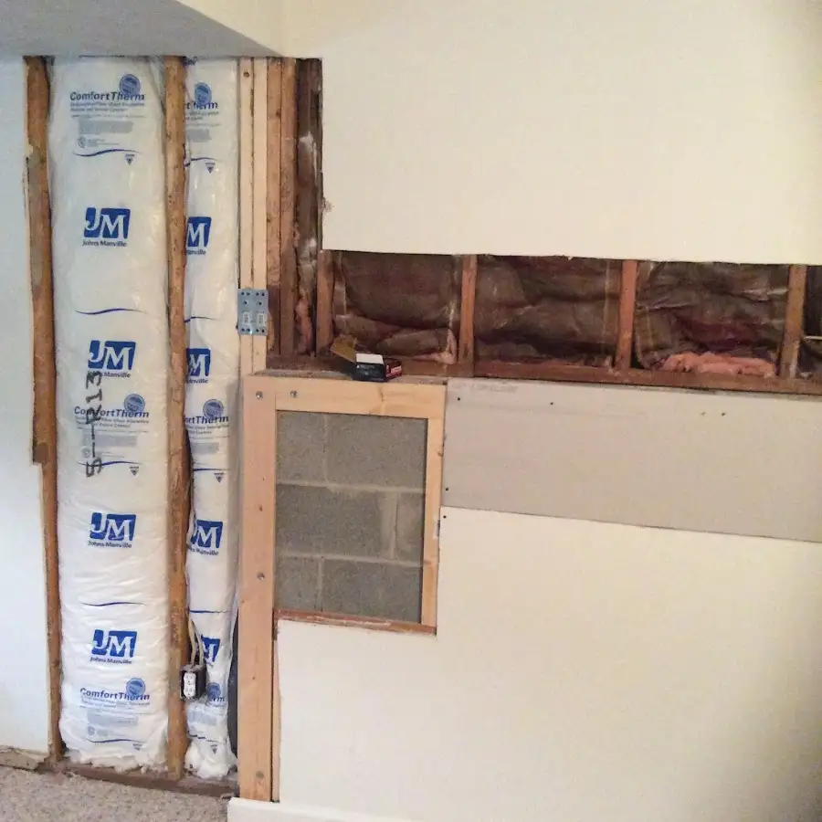 Wall insulation replacement during Odor Removal & Deodorization in Upper St. Clair